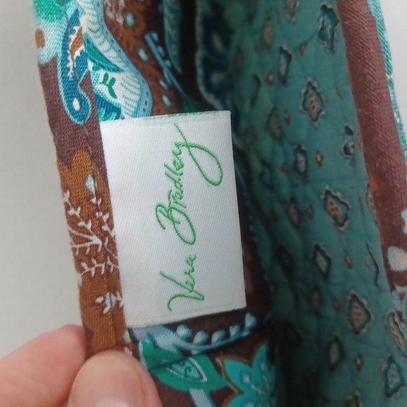 Vera Bradley Java Blue Compact Wallet - Picture 10 of 17